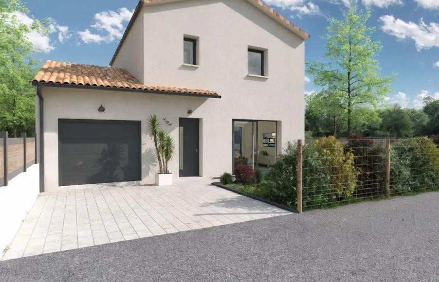 Image Projet de construction d'une maison 102 m² avec terrain à SAINT-PHILBERT-DE-BOUAINE (85)