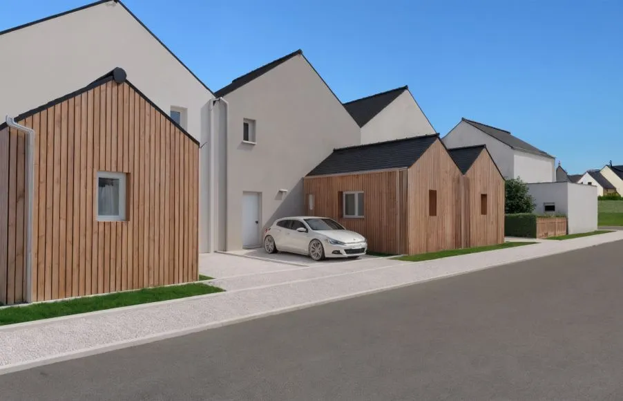 Image Projet de construction d'une maison 73.34 m² avec terrain à SAINT-NAZAIRE (44)