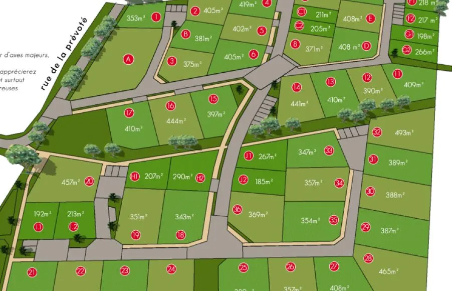 Image Terrain à bâtir de 353 m² à PALLUAU (85)