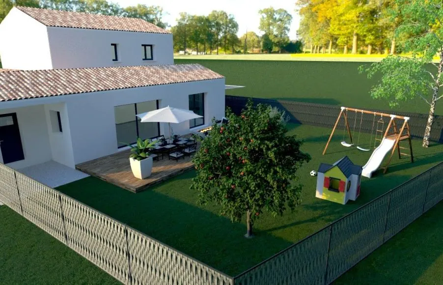 Image Terrain à bâtir de 433 m² à GIVRAND (85)