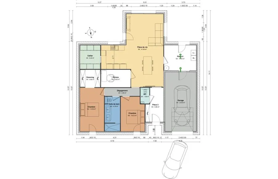 Image Terrain à bâtir de 323 m² à GIVRAND (85)