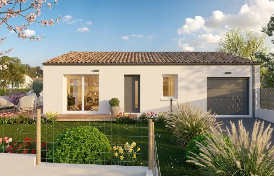 Image Projet de construction d'une maison 66 m² avec terrain à LA VARENNE (49)
