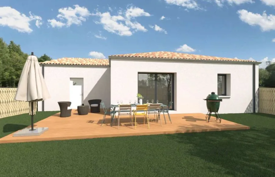 Image Projet de construction d'une maison 65.85 m² avec terrain à SAINT-URBAIN (85)