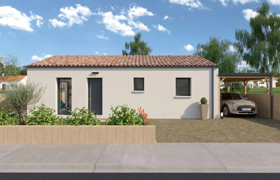 Image Projet de construction d'une maison 63 m² avec terrain à SAINT-PERE-EN-RETZ (44)