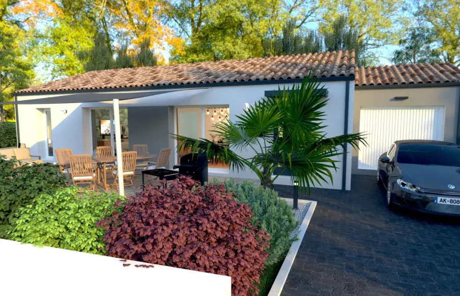 Image Projet de construction d'une maison 95 m² avec terrain à SAINT-JULIEN-DE-CONCELLES (44)
