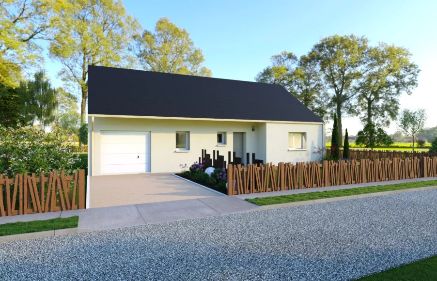 Image Projet de construction d'une maison 119.37 m² avec terrain à BEAUPREAU (49)