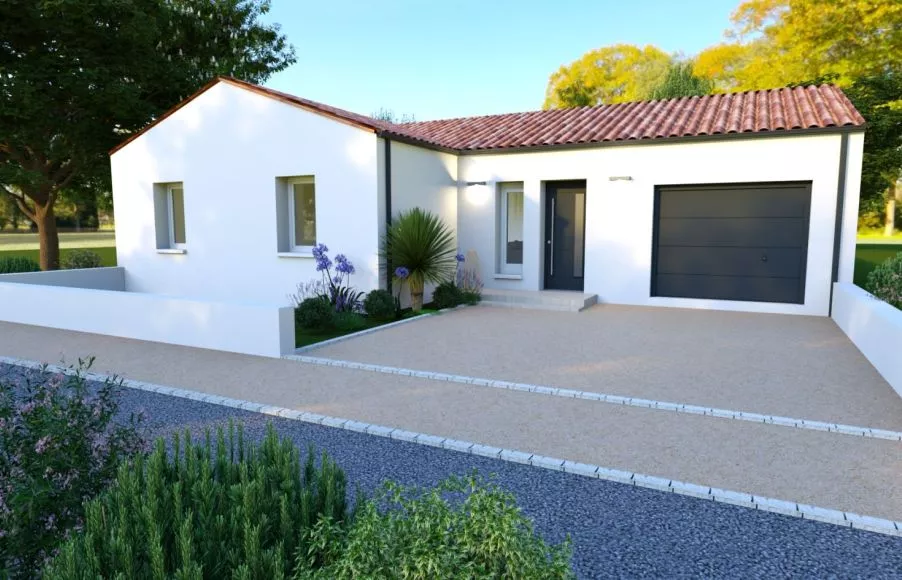 Image Projet de construction d'une maison 90 m² avec terrain à SAINTE-PAZANNE (44)