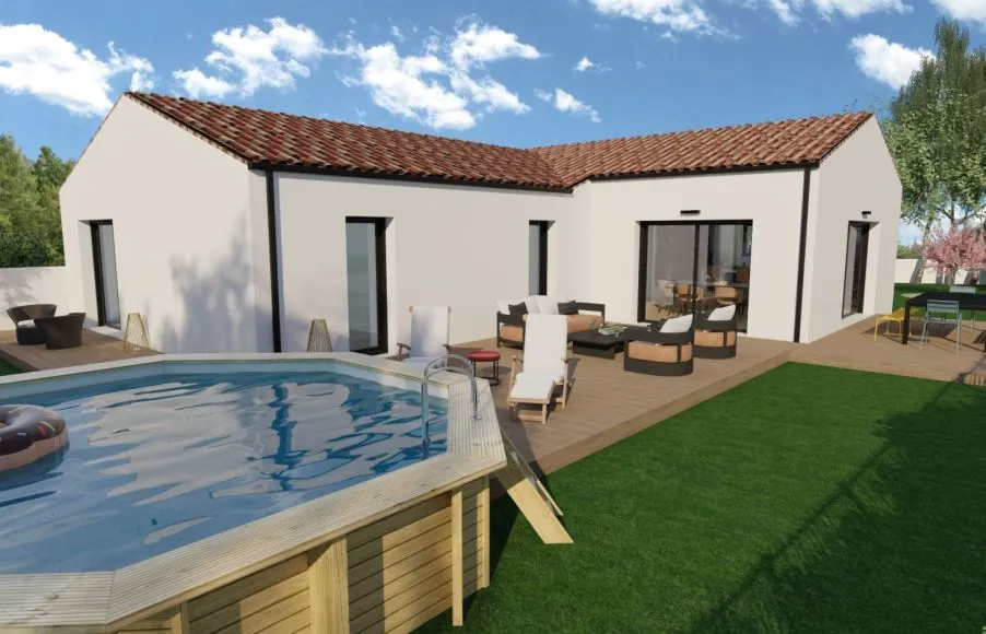 Image Projet de construction d'une maison 112 m² avec terrain à VUE (44)