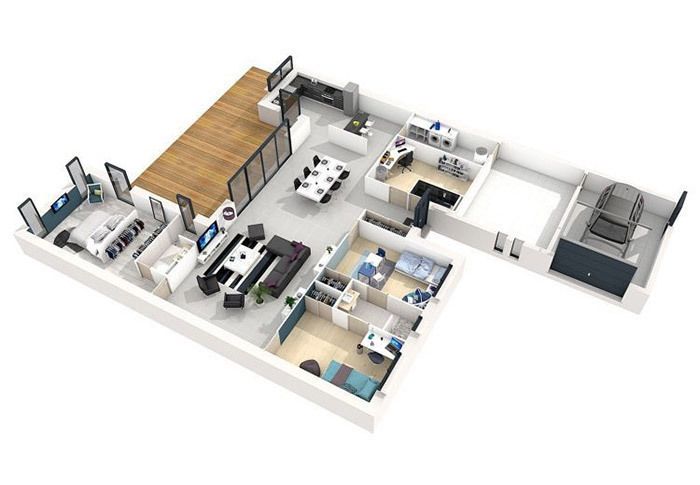 plan maison passive