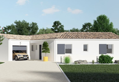 Maison individuelle 95 m² avec 3 chambres et un garage à Niort
