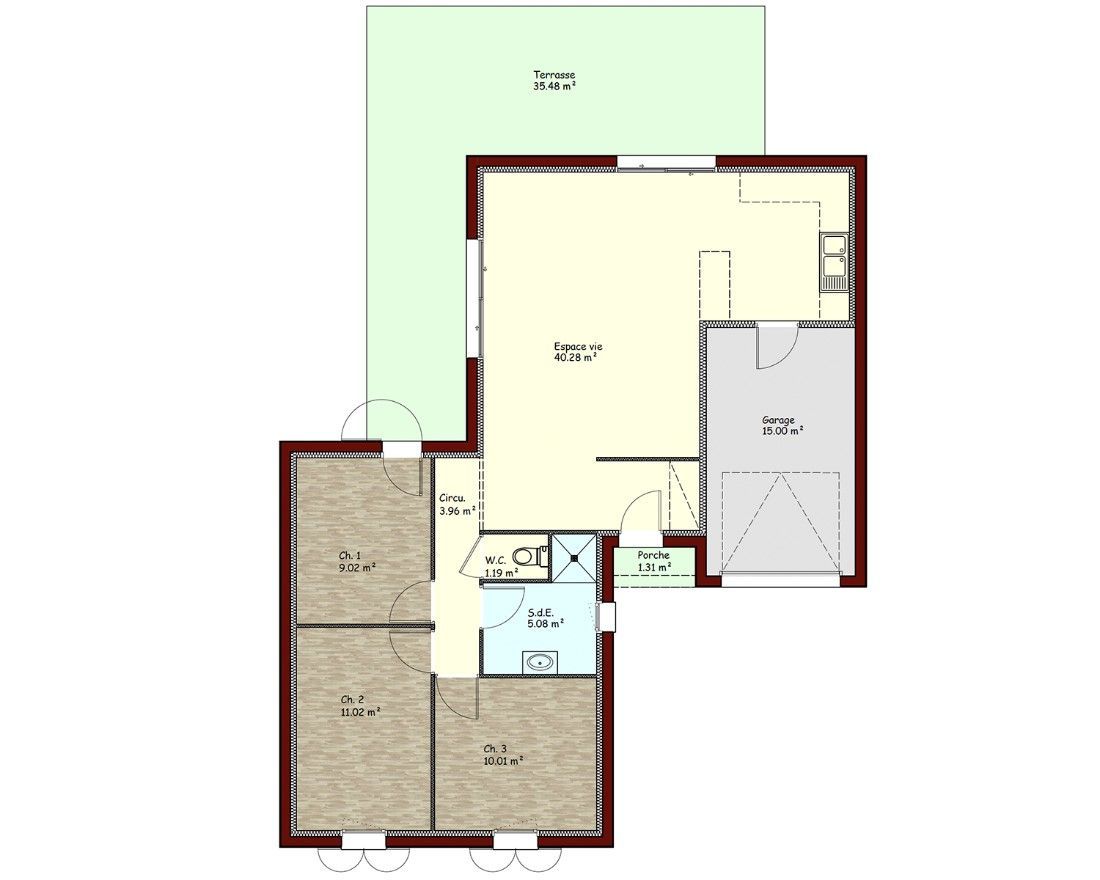 Plan de constructeur de maisons individuelles à La Rochelle