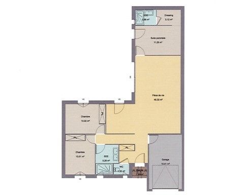 Plan pour la vente de maison neuve à Rochefort