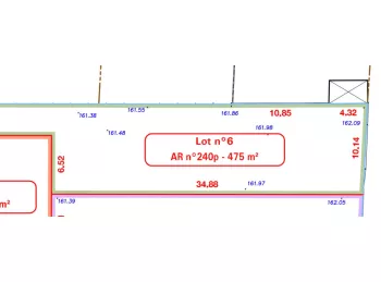 Photo du terrain à bâtir de 475 m²<br> à MAGNY-LES-HAMEAUX (78)